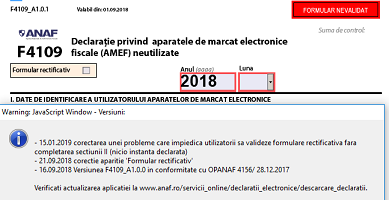 Electrify retort shortness of breath F4109 – versiune nouă (15.03.2019) a declarației privind aparatele de marcat  electronice fiscale neutilizate (AMEF) | CabinetExpert.ro - blog  contabilitate