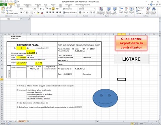 Dispozitie de plata model completat