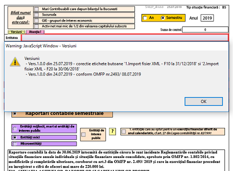 Bilanț Contabil Anual La 31 12 2018 Anaf A Actualizat Pdf Ul Inteligent Necesar Pentru Generarea Formularelor Vers 09 04 2019 Cabinetexpert Ro Blog Contabilitate