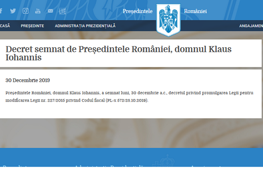 NEWS – Legea nr. 263/2019 (modificare Cod Fiscal) – eliminare supra-impozitare contracte de muncă (CIM) part-time