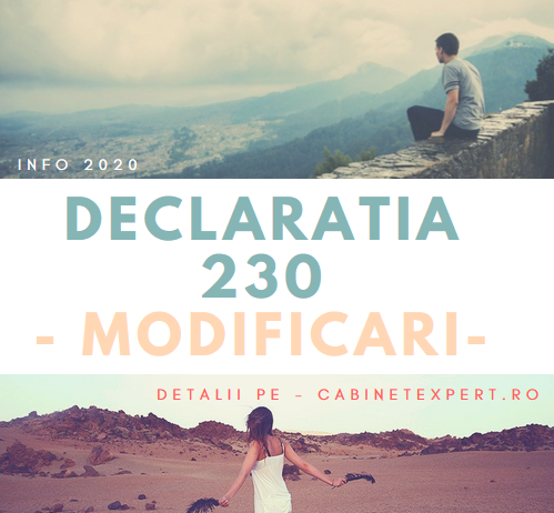 FORMULARUL 230 (info 2020) – care sunt modificările aduse de noul OPANAF 147/2020 (oficial)