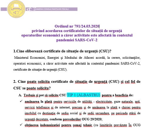 Certificate de situație de urgenţă (CSU) – cine eliberează, cine poate solicita, ce cel fel de CSU se poate solicita?