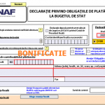 Declarația 100 – ANAF a publicat PDF-ul inteligent oficial, cu câmpul „Bonificatie”