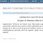 Anunț contracte colective de muncă (CCM) – OFICIAL ITM
