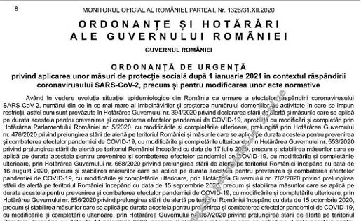Masuri de sprijin pentru angajatori – ce noutăți a adus Ordonanța de Urgență a Guvernului nr. 220 din 30 decembrie 2020