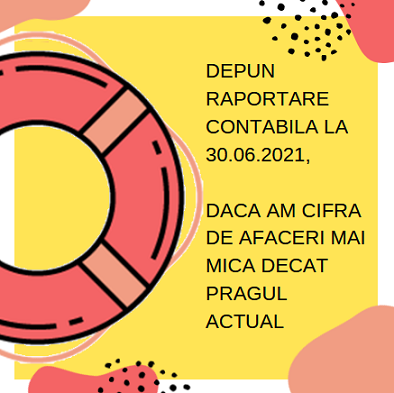 Trebuie depus ceva în contul bilanțului (raportării contabile) la 30.06.2021 – dacă CA este mai mică de 1.000.000 euro, la 31.12.2020 (util)