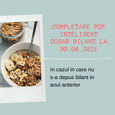 Ce date se trec în raportarea (bilanțul) din 30.06.2021, dacă la 30.06.2020 nu s-a făcut raportare contabilă – util