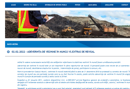 ITM (oficial 2022) – adeverința de vechime în muncă vs. extras de Revisal