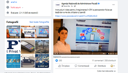 Instrucțiuni video pentru înregistrarea în SPV a persoanelor fizice – pe bază de nume de utilizator și parolă (OFICIAL)