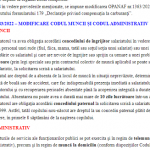 ANAF – modificare Codul Muncii și Codul Administrativ (aspecte de care trebuie ținut cont)