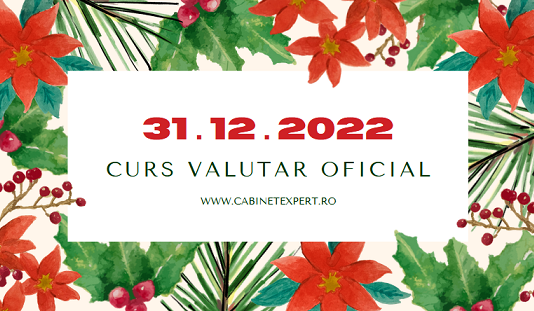 Cursul de schimb valutar leu/euro la 31.12.2022 – indicator utilizat la calculul cifrei de afaceri sau alți indicatori (INFO 2023)
