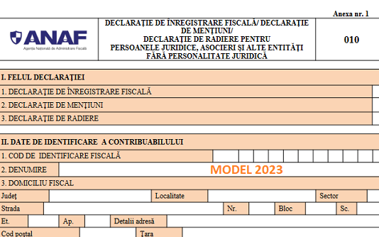 Declarația 010 – modelul valabil în 2023, gratuit și editabil (în format Excel si in format PDF oficial)
