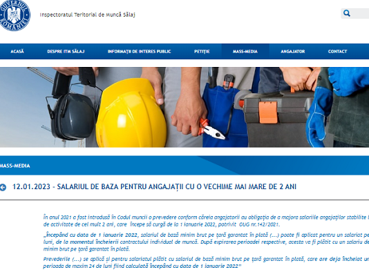 ITM (oficial) – salariul de bază pentru angajații cu o vechime mai mare de 2 ani. Află de aici termenul de aplicare !