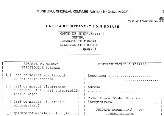 HG nr. 355/2023 (nou) – modificare norme case de marcat (info oficial si text integral)