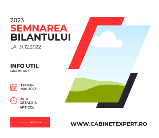 Semnarea bilanțului la 31.12.2022 (situații financiare anuale-raportări contabile) – cine are dreptul de a face acest lucru în anul 2023
