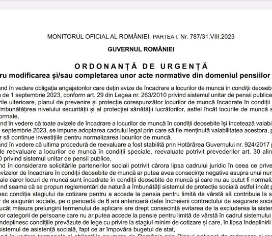 OUG nr. 70/2023 – reintroducere obligație semnătură și ștampila
