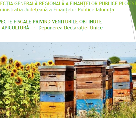 Depunerea Declaratiei Unice – aspecte fiscale privind veniturile obtinute din apicultura (2024)
