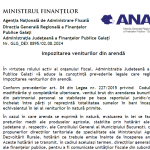 Impozitarea veniturilor din arendă – material oficial ANAF (actualizat august 2024)