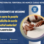 ITM (nou) – campanie de informare și conștientizare a angajatorilor și salariaților cu privire la eliberarea adeverințelor de vechime
