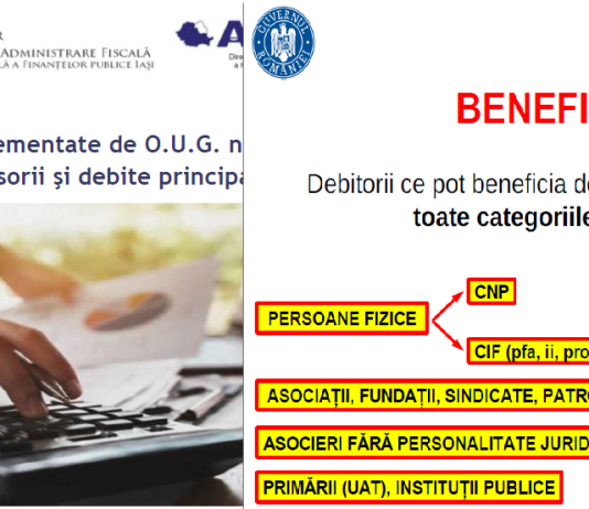 ANAF (prezentari oficiale) – facilităţile fiscale reglementate de O.U.G. nr. 107/2024 (anulare accesorii şi debite principale)