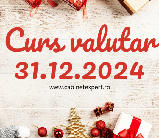 Cursul de schimb valutar leu/euro la 31.12.2024 – indicator utilizat la calculul cifrei de afaceri sau alți indicatori (INFO 2025)