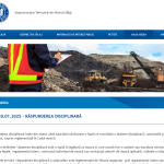 Răspunderea disciplinară – expres reglementată în Codul muncii (informații oficiale ITM – 2025)