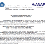Declarația informativă D406 (SAF-T) – FIŞIERUL STANDARD DE CONTROL (cine depune, termene depunere, transmitere, amenzi, perioade de grație, etc.)
