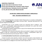 Formularul D406 (declarația informativă SAF-T) – noi informații de la ANAF cu privire la termenul de depunere