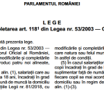 Legea nr. 149/2025 – pentru completarea art. 118 (indice 1) din Legea nr. 53/2003, Codul muncii (zile telemuncă)
