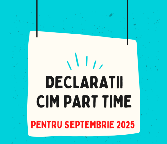 Angajații part-time cu mai multe contracte (CIM-uri) – trebuie să-și declare până la 06.10.2025, veniturile din luna septembrie 2025