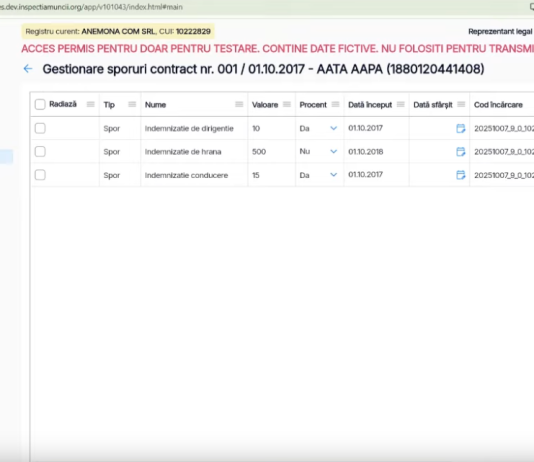 RegesOnline 2025 – gestiunea sporurilor intr-un contract de munca (videotutorial oficial ITM)