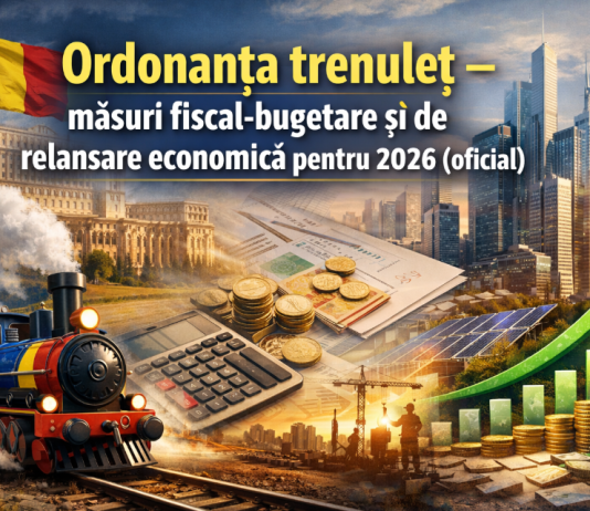 Ordonanța trenuleț – măsuri fiscal-bugetare și de relansare economicǎ pentru 2026 (oficial)