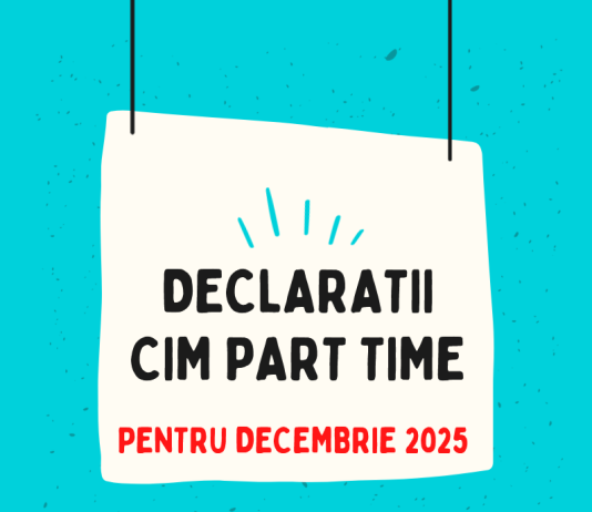 Angajații part-time cu mai multe contracte (CIM-uri) – trebuie să-și declare până la 08.01.2026, veniturile din luna decembrie 2025