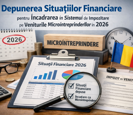 Aplicarea condiției privind depunerea situațiilor financiare pentru încadrarea în sistemul de impozitare pe veniturile microîntreprinderilor în anul 2026 – oficial MF
