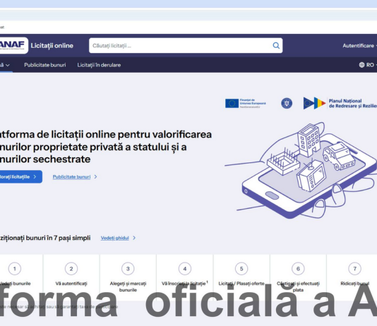 ANAF va lansa platforma digitală eLicitatiiANAF – pentru publicitatea și vânzarea bunurilor sechestrate atât în materie penală, cât și în materie fiscală și a celor intrate, potrivit legii, în proprietatea privată a statului