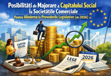 Posibilitati de majorare a capitalului social la societatile comerciale – pentru alinierea la prevederile legislative (din 2026)