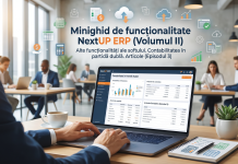 Minighid de funcționalitate NextUP ERP (Volumul II) – alte funcționalități ale softului. Contabilitatea în partidă dublă. Articole (Episodul 3)