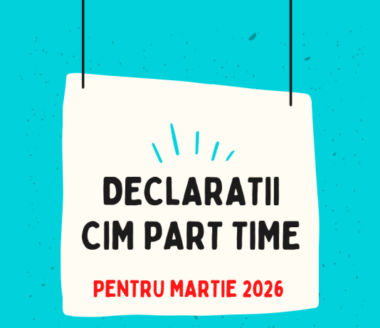 Angajații part-time cu mai multe contracte (CIM-uri) – trebuie să-și declare până la 06.04.2026, veniturile din luna martie 2026