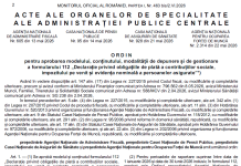 OPANAF nr. 605/2026 – modificare noua la Declaratia 112 (info oficial si text integral)