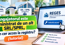 RegesOnline 2026 – rezolvare situatie cand angajatorul este administrat de un alt SRL/SPRL (cum se cere acces la registru)