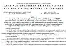 OPANAF nr. 1137/2026 – procedura ANAF-ONRC cesiune parti sociale (info oficial si text integral)