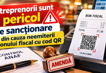 CNIPMMR si CCF – antreprenorii sunt în pericol de sancționare din cauza neemiterii bonului fiscal cu cod QR