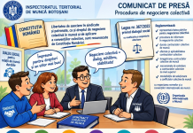 Comunicat de presă oficial de la ITM – privind procedura de negociere colectivă (actualizat oct. 2026)